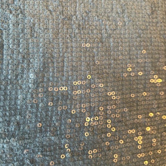 Blue Sequin Women's Top - Picture 4 of 7